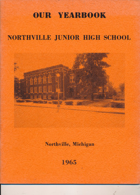 Northville MI Junior High School yearbook 1965 Michigan  Grades 8-6