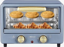 Belaco BTO-1010L Retro look Mini 10L Toaster Oven Tabletop Cooking Baking