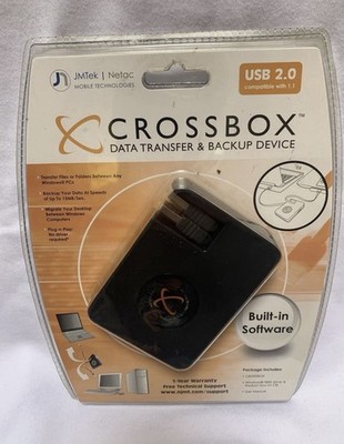 Crossbox Data Transfer and Backup Device usb 2.0 Built in Software Plug and Play