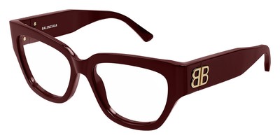 Balenciaga BB0326O Eyeglasses Women Burgundy 53mm New 100  display picture 2