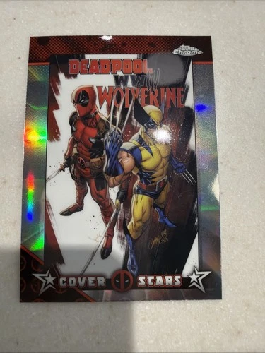 Topps Deadpool Chrome Cover Stars Deadpool &amp; Wolverine WWIII CS-4 2025 Marvel