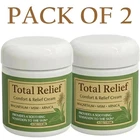Total Relief Magnesium Cream MSM Arnica Fast Absorbing Comfort Cream - (2 pack)