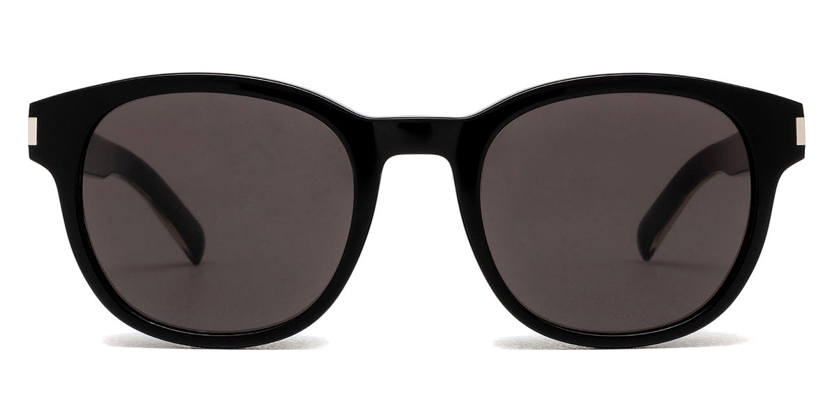 Saint Laurent SL 620 Sunglasses Unisex Black/Crystal 52mm New 100