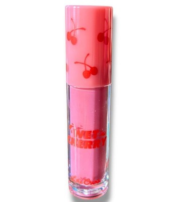 Lime Crime Wet Cherry Ultra Shine lip Gloss Sweet Cherry Discontinued Cool Pink