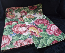 Set 2 Longaberger Floral Window Valance 72"X 17.5" Cottage Farm Romantic USA Rod