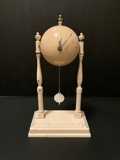 Vintage 1939 NY World's Fair Baseball Globe Clock Co Metal Parts Incomplete