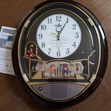 SEIKO Radio Wall Clock Mechanical Clock 20th Century Famous Songs Crystal Bell S