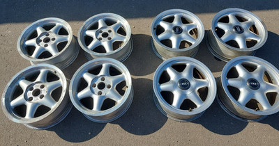 8x Audi 80 B4 Competition Felgen Ronal R16 7Jx16 4x108 ET37 8A0601025N