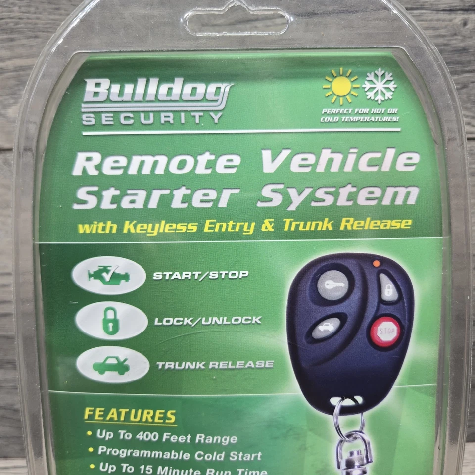 Arrancador remoto de vehículo Bulldog Security RS1100 con entrada sin llave y liberación de maletero Foto 2 de 4