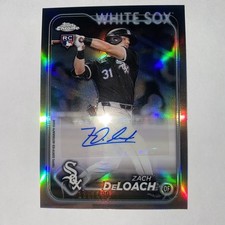2024 Topps Chrome Update Series - Autographs Zach DeLoach #AC-ZD Refractor /499