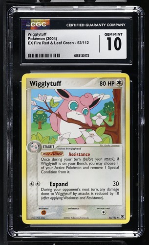 Wigglytuff graded CGC 10 for sale on eBay