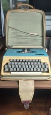 Vintage 1960s Consul Typewriter Made in Czechoslovakia W/original case And Book thumbnail