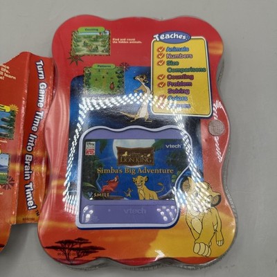 VTech Disney Lion King Simba's Big Adventure V.Smile TV Game New Damaged Box