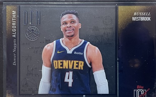 2025 Topps Signature Russell Westbrook Base (RAW)