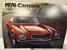 1976 Chevrolet Camaro Vehicle Brochure Lt Sport Coupe Rally Sport Models