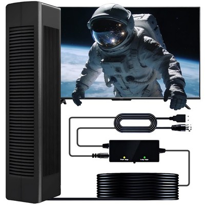 2026 Updraded Digital TV Antenna, 2000 Miles+ Long Range Antenna for Smart... 
