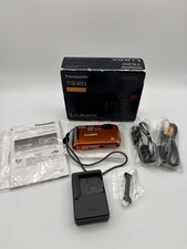 Panasonic Lumix DMC-TS20 16.1MP 4x Zoom Compact Digital Camera Orange - MINT
