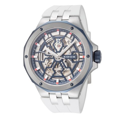 Edox Men's Delfin The Original 43mm Automatic Watch 85303-357BUCAB-BUIRB