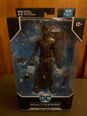 Mcfarlane DC Multiverse THE JOKER Arkham Asylum Bronze Chase Platinum rare