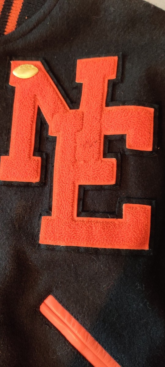 VINTAGE VARSITY FOOTBALL LETTERMAN LINED JACKET SZ. 40 WOOL