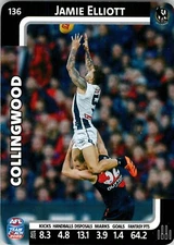 2025 Collingwood Magpies AFL TeamCoach Card - Jamie Elliott