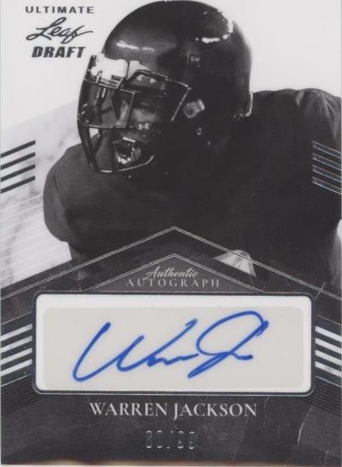 2021 Leaf Ultimate Draft - Portrait Auto Black and White Warren Jackson ...