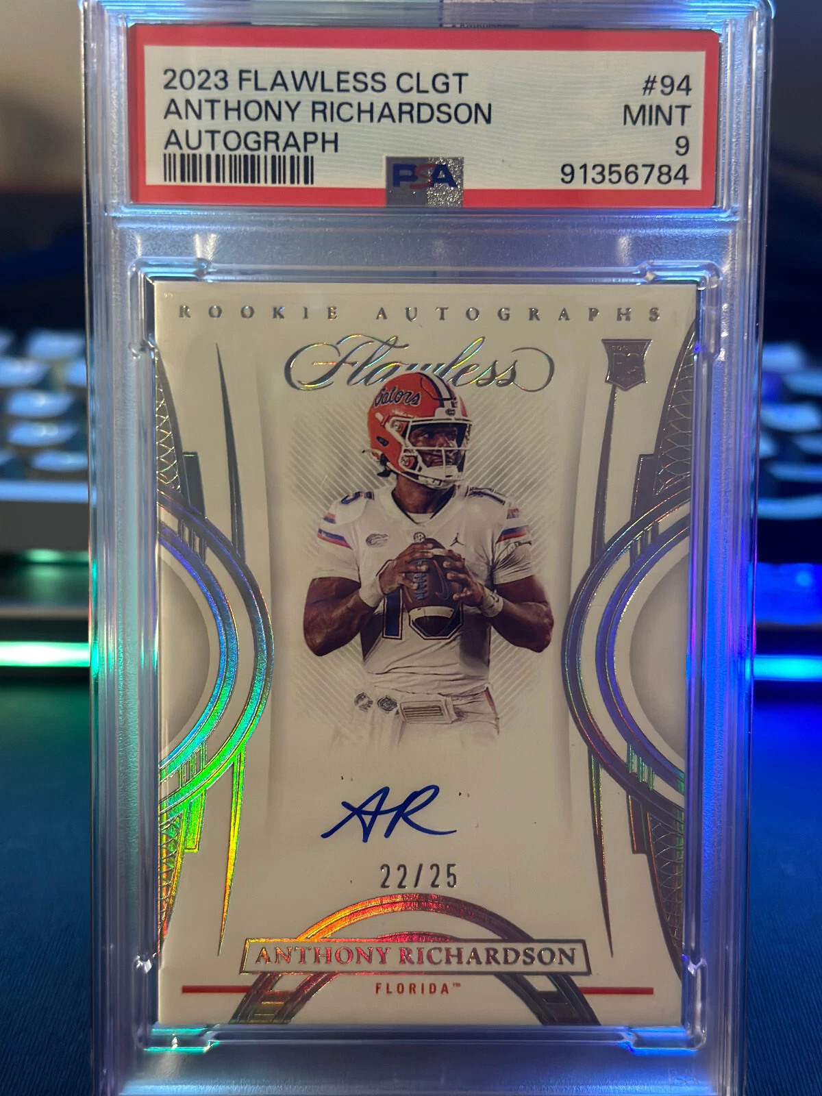 Anthony Richardson Panini Flawless Collegiate #94 Autograph