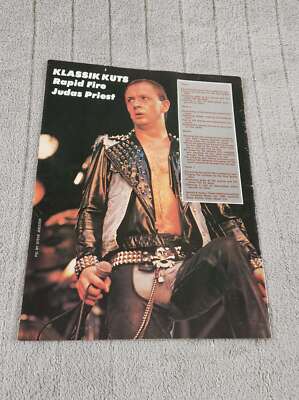 MAGAZIN LIEDWÖRTER 11X8'' JUDAS PRIEST: SCHNELLFEUER