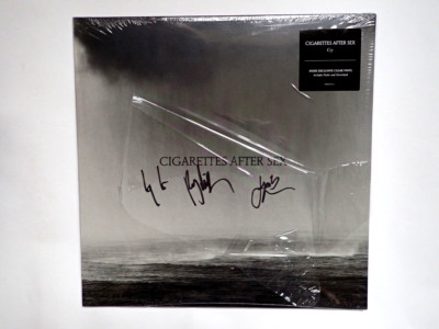 CIGARETTES AFTER SEX - CRY - ** SIGNED ** LTD CLEAR VINYL ALBUM -  PTKF2173-3