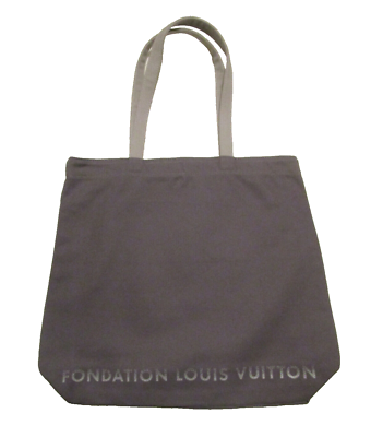 Fondation Louis Vuitton Large Tote Bag Gray New | eBay