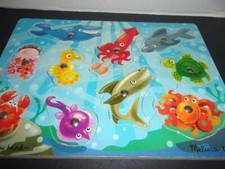 Melissa  Doug Wooden Magnet Fishing Puzzle