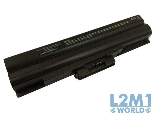 Battery 5200mAh Black For Sony Vaio VPC-F22KFX-B VPC-F22SFX-W