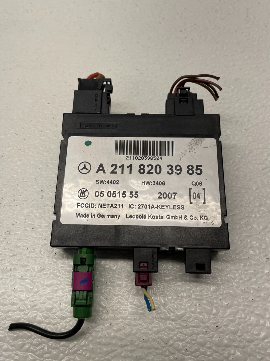 ベンツ バラスト W211 コントロールユニット 03-11 Mercedes W211 E320 E500 CLS500 Keyless Go Entry Control