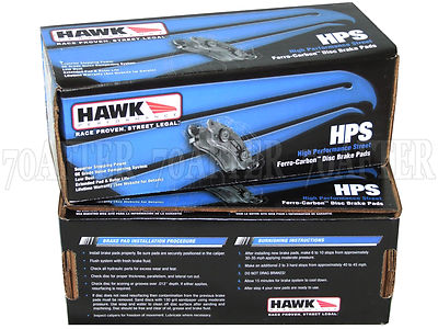 Hawk Street HPS Brake Pads (Front & Rear Set) for 08-13 BMW E90 E92 E93 M3