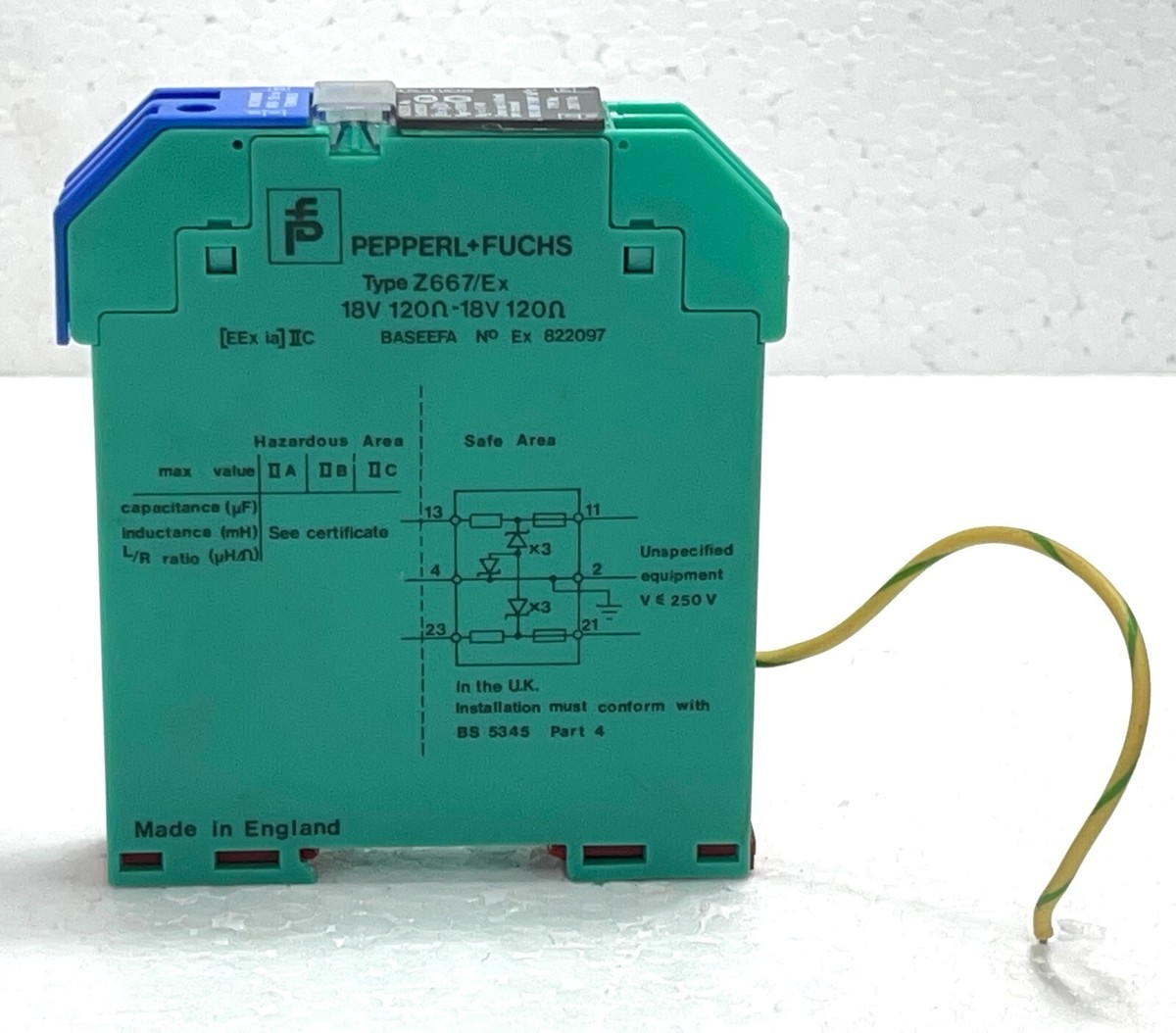 Pepperl+Fuchs Z667/Ex Baseefa 822097 - From Autronica Zener
