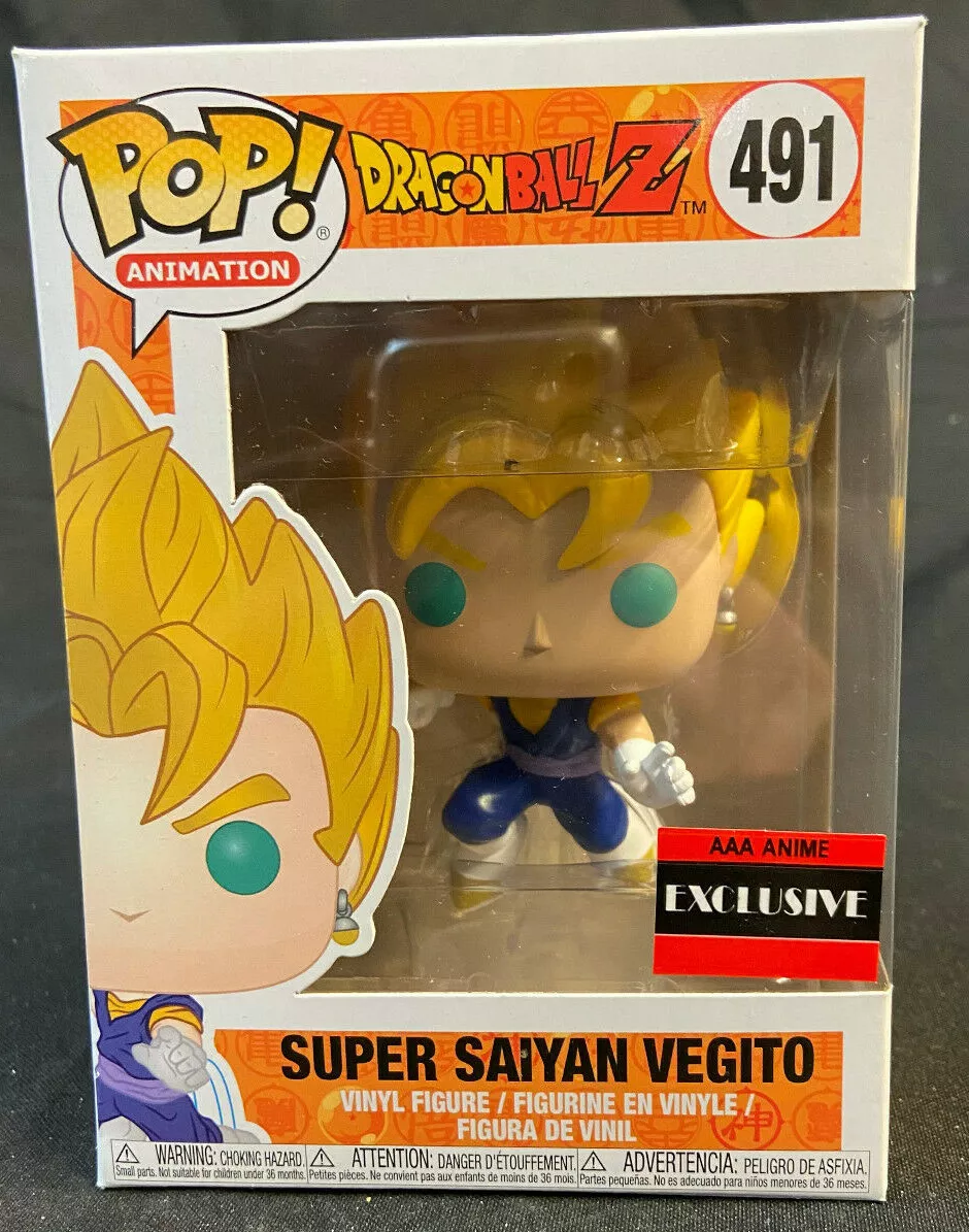 FunKo POP! Animation DBZ Super Saiyan Vegito (AAA Anime Exclusive) Figure 