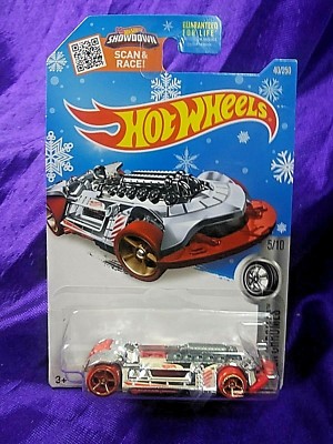 HOT WHEELS X-STEAM SNOWFLAKE CARD SUPER CHROMES #5/10 DIECAST 1:64 SCALE RARE