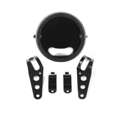 LED Scheinwerfer-Gehäuse SG 5,75'' für Yamaha XV 1700 Road Star Warrior schwarz