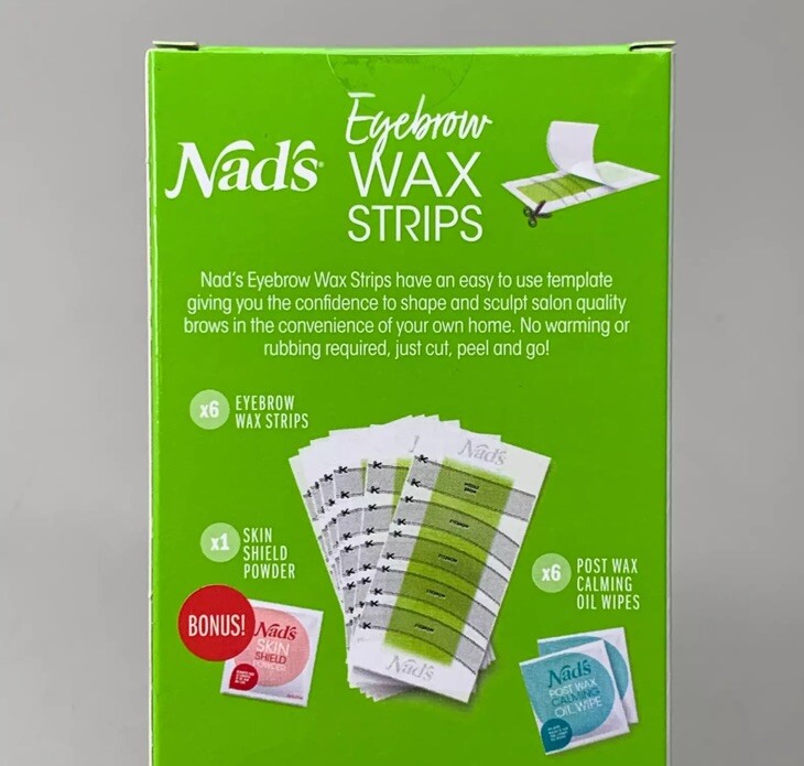 NADS Eyebrow Wax Strips 6 Strips eBay