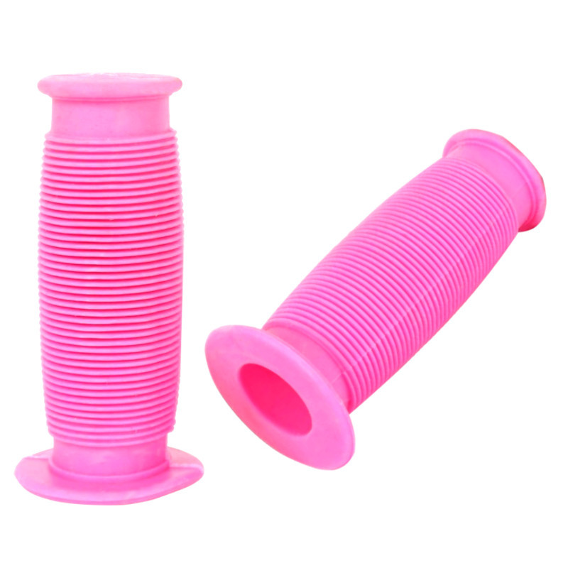 COPPIA MANOPOLE FLESSIBILE BICI PER BAMBINI BLU 90mm - Foto 5