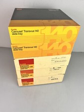 Lot of 5 Used Kodak Carousel Transvue 140 35mm Slide Projector Trays Gray