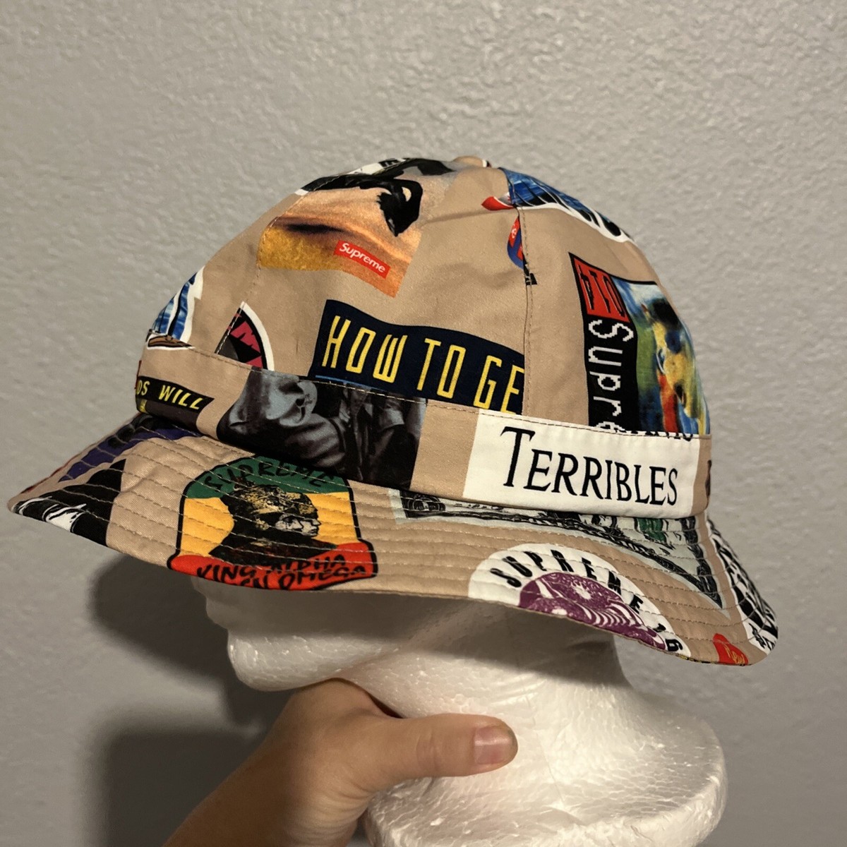 Supreme GORE-TEX Bell Hat Tan Stickers Size M/L | eBay