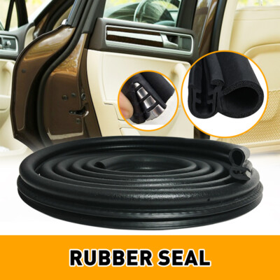 9.8FT Car Rubber Auto Seal Weather Strip Door Window Lock Trunk Hood Edge Trim E
