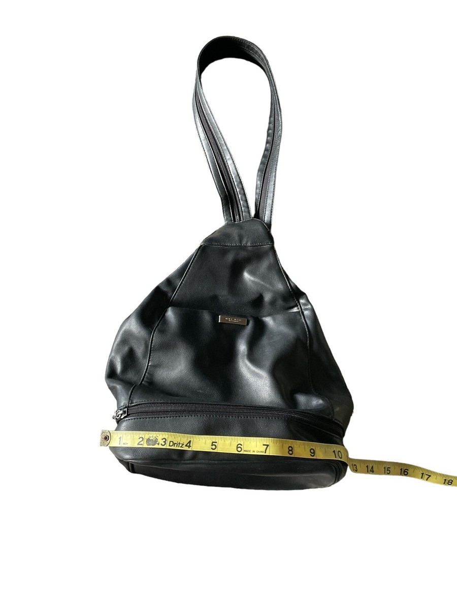 Nine West Black Bag Backpack Sling Bag Multipurpose Zip-Strap | eBay
