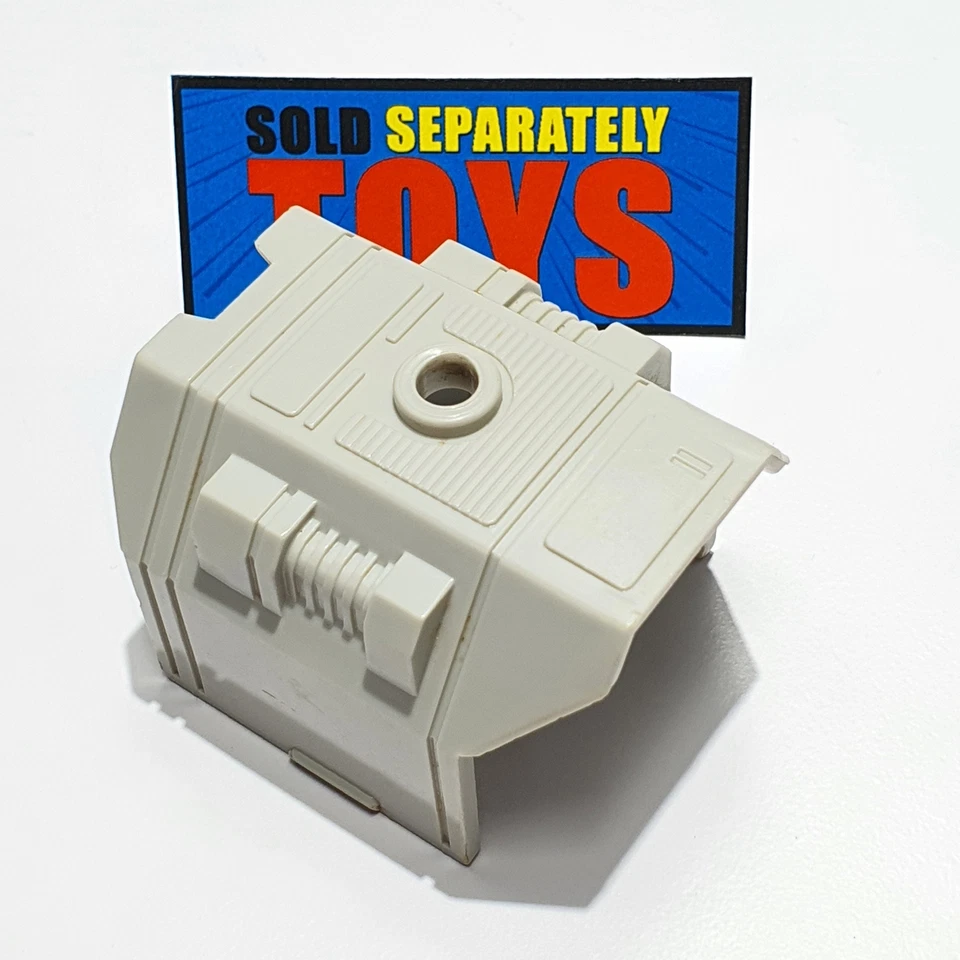 Vtg Transformers G1 Metroplex KNEE CAP 1986 Base white weapon accessory part - Image 3 of 4