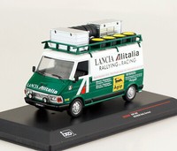 Fiat 242 Rally Assistance Alitalia 1974 1:43 Ixo Modellauto Rac 284X