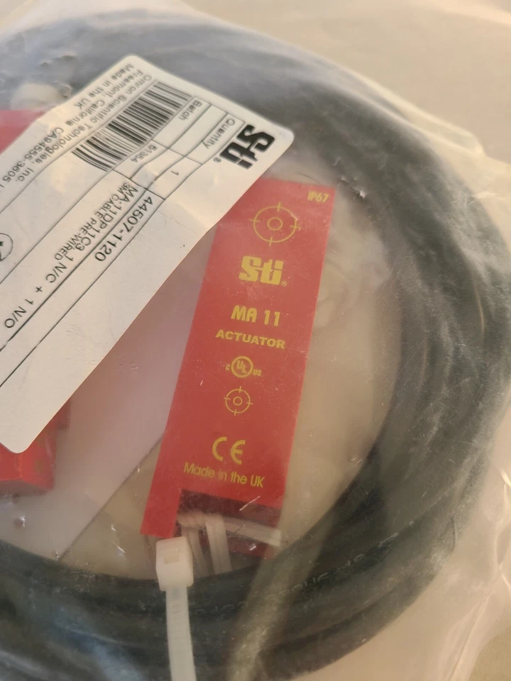 STI MA-11DP11C3 Switch With Actuator, 1NC+1NO, 44507-1120 3 M CABLE, Factory Sea - Image 4 of 4