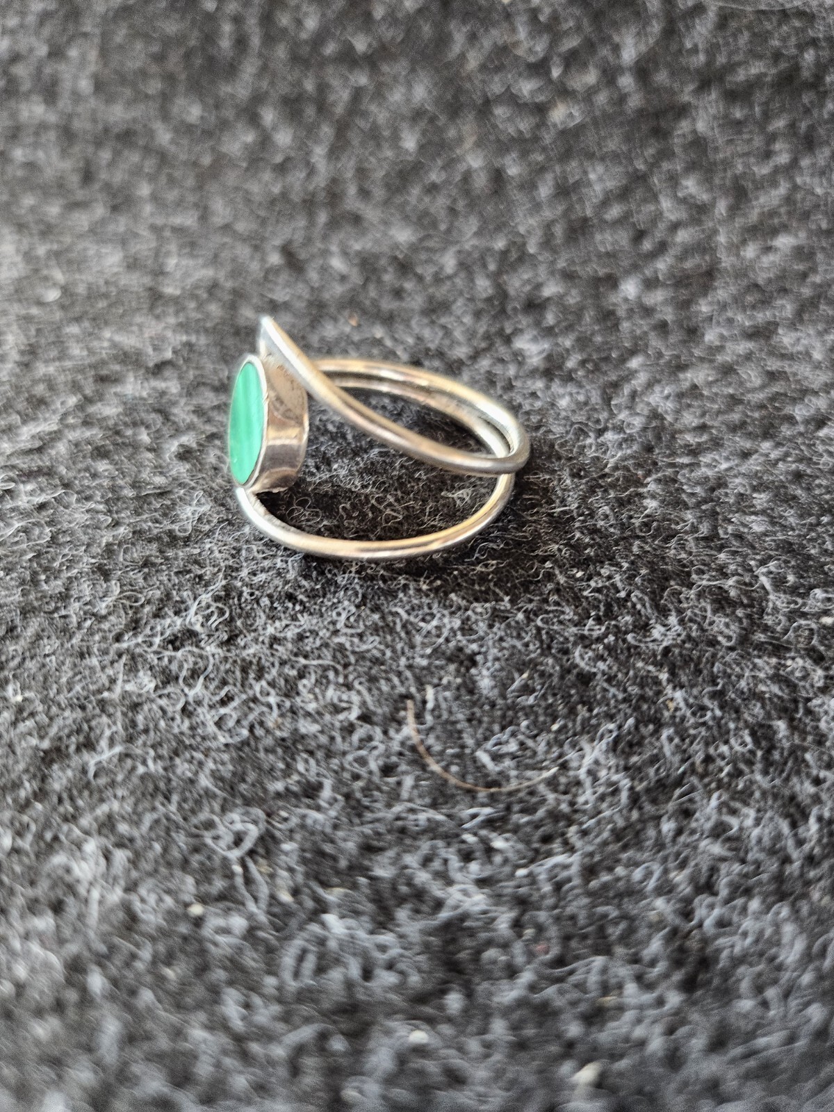 Beautiful Solid Sterling Silver Ring With Round G… - image 3