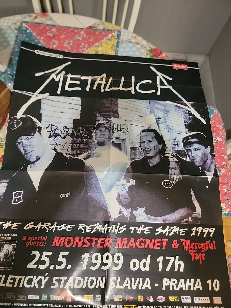 1998 Metallica Garage Days Inc. Promo Item Flat Poster 24x36 | eBay