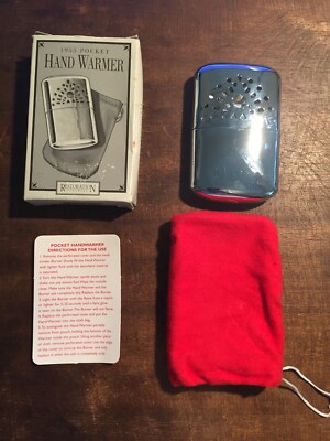 Restoration Hardware 1955 Pocket Hand Warmer Vintage Retro lighter